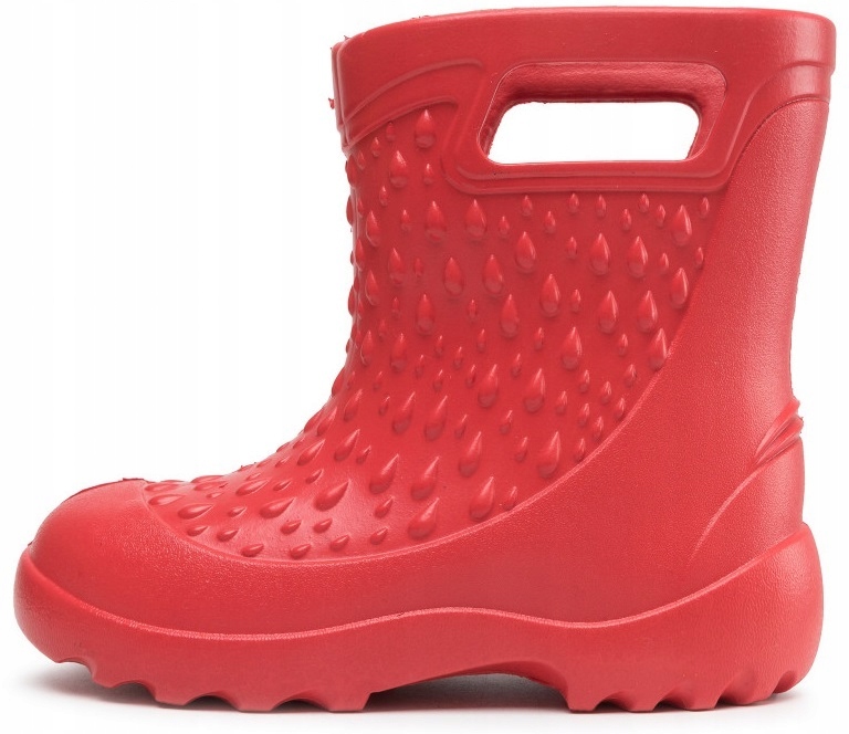 Kalosze Dla Dzieci Czerwone LEKKIE Ocieplane EVA Długość wkładki wew. 18 cm