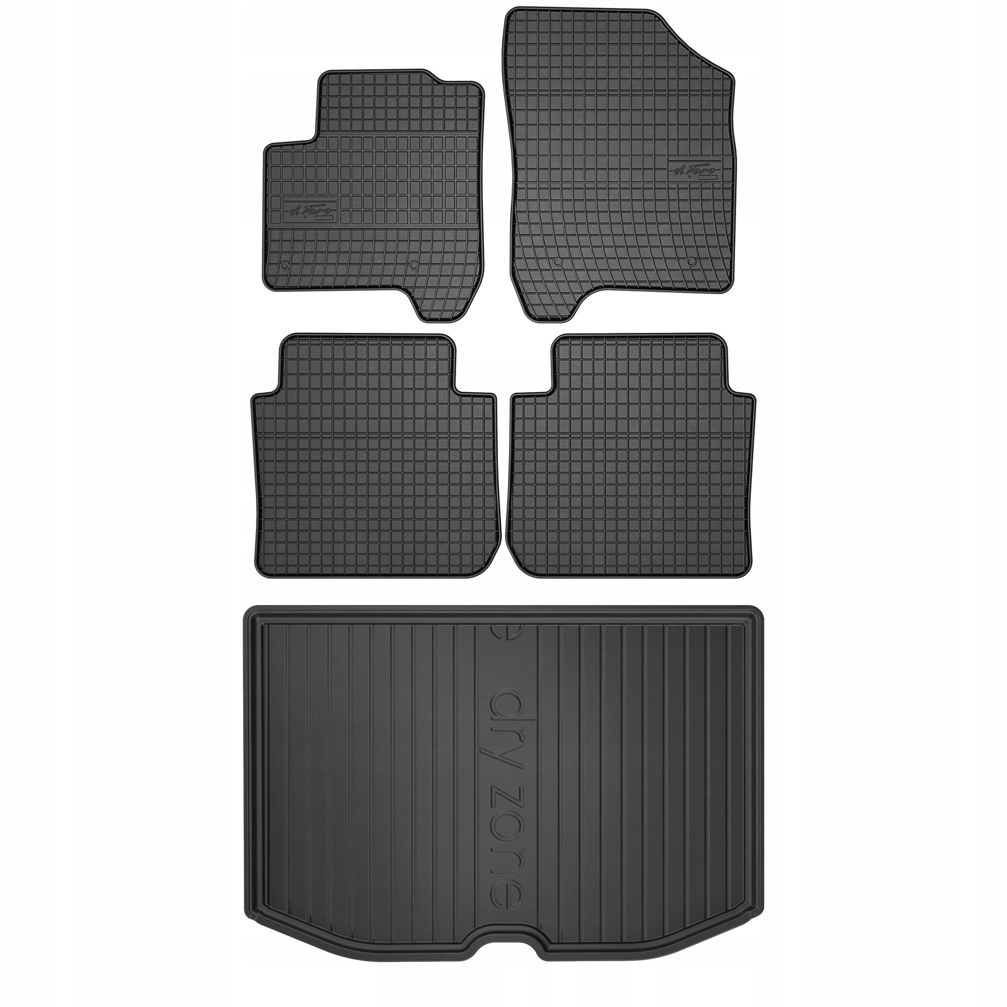 Gumové rohože a rohože Citroen C3 Picasso 2008-2017