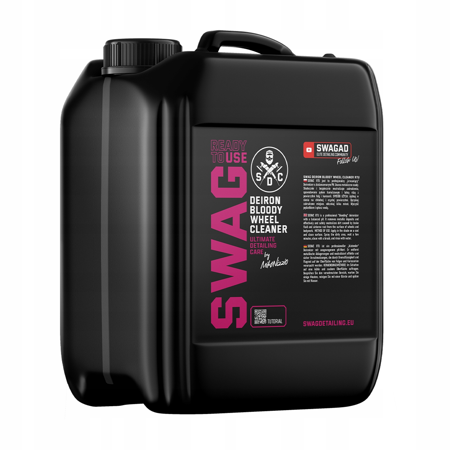 Swag Deiron Bloody Wheel Cleaner Rtu 5L Deironizer Na Disky A Laky