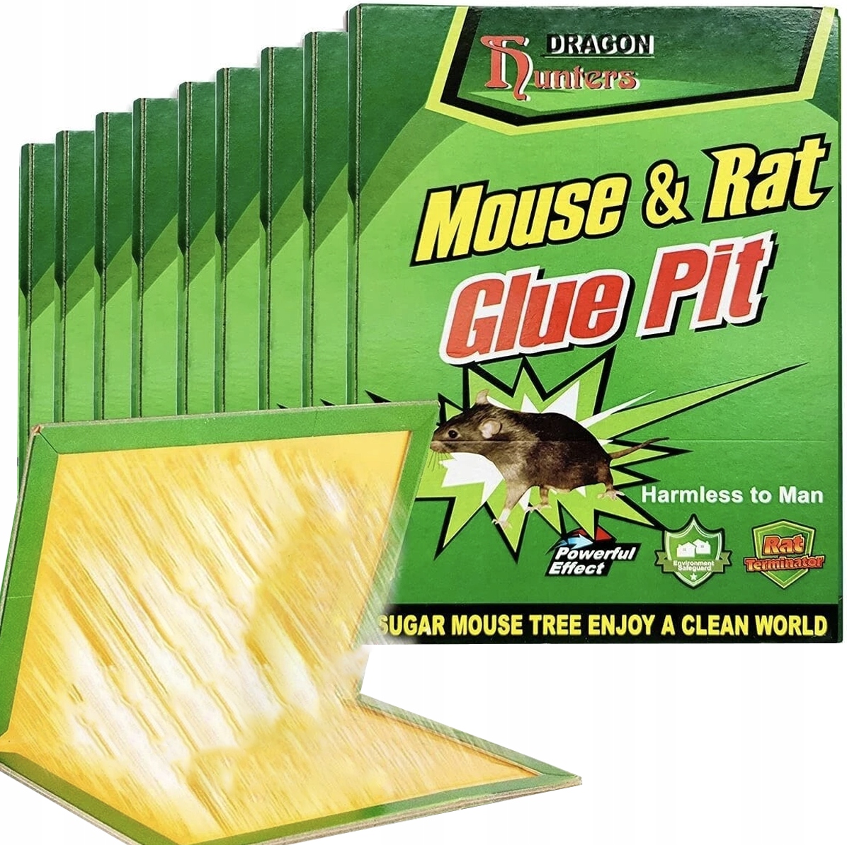 25x MYSZOŁAPKA LEP ŁAPKA PUŁAPKA NA MYSZY SZCZURY SILNY MOCNY KLEJ AROMAT