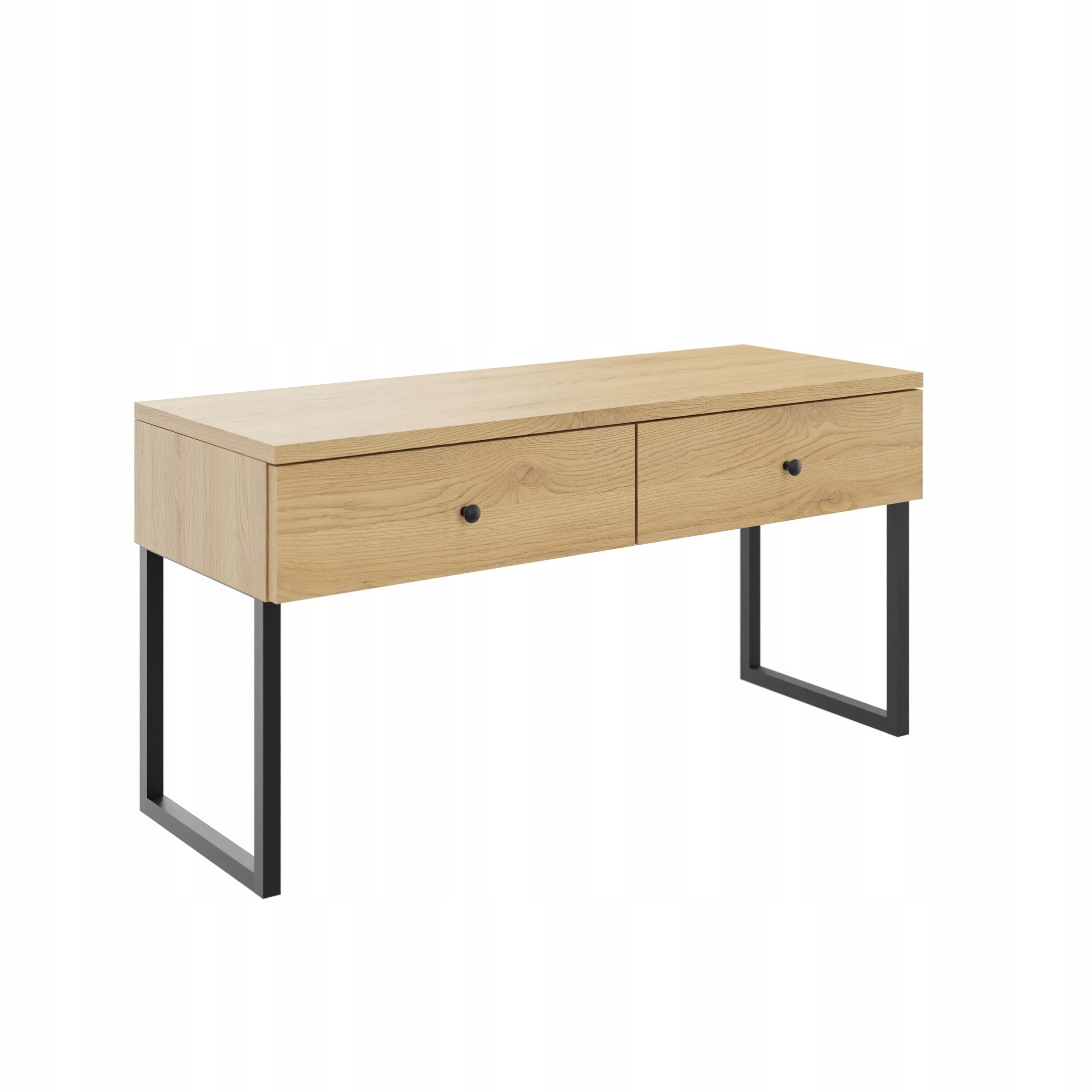 Konzolový Stolek, skříňka, komoda Rtv se dvěma zásuvkami a nožičkami, šířka 90 cm