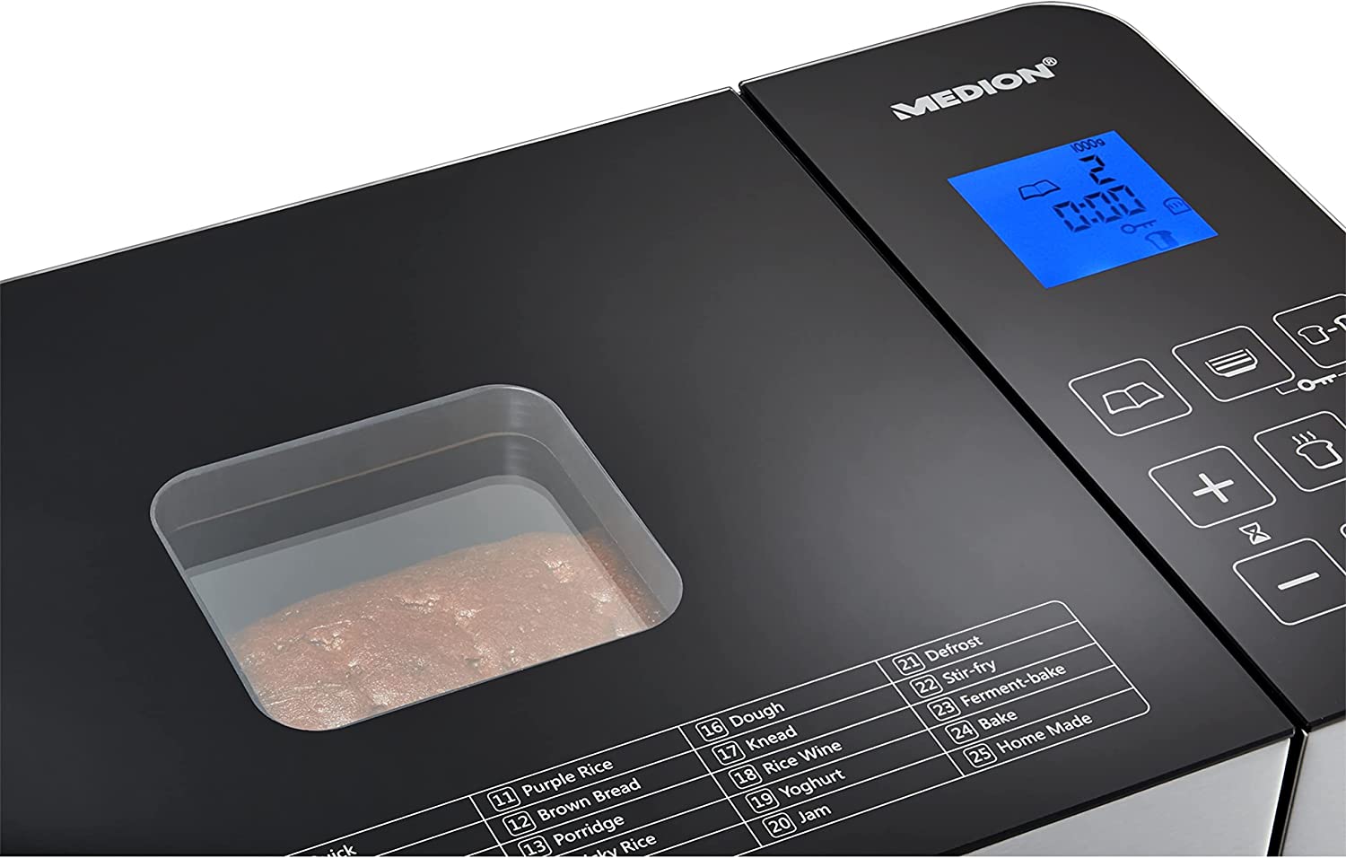 WYPIEKACZ DO CHLEBA 25 PROGRAM CHLEB JOGURT DŻEM Kod producenta MD 10241