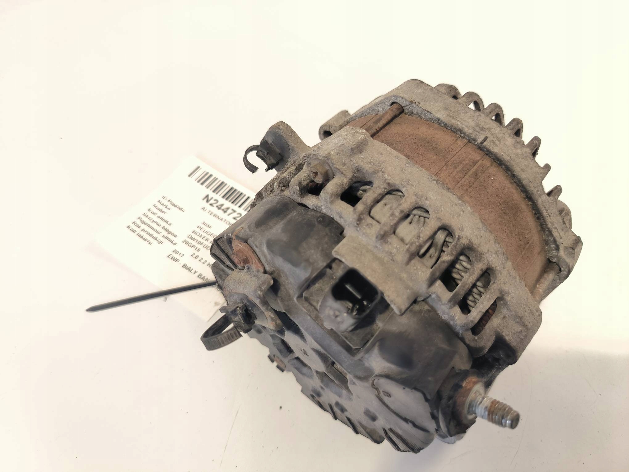 ALTERNATOR 9805343480 PEUGEOT BOXER III