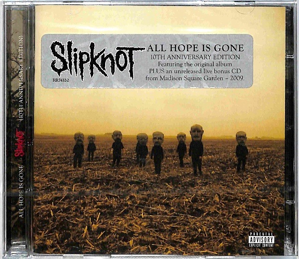 Slipknot All Hope Is Gone 2CD Eu New 10th Anniversary Edition