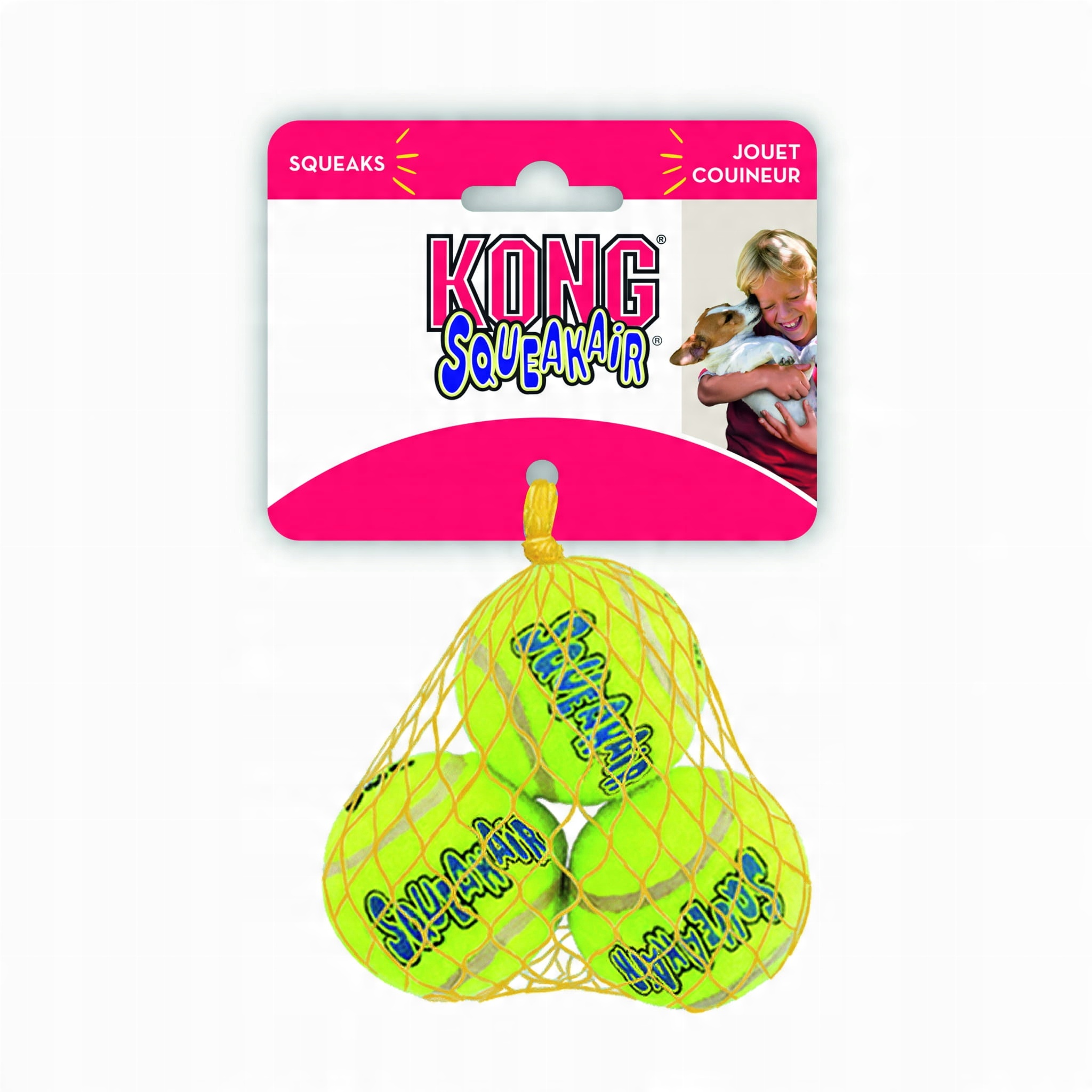 

Kong Squeakair Balls piłeczki tenisowe op.3 szt Xs