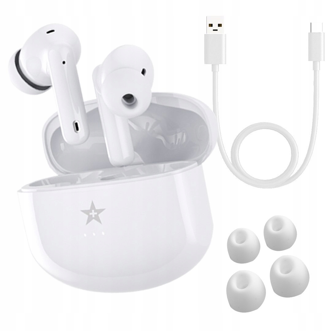 Bezdrátová sluchátka Giewont RealSound Pro Anc Enc GWS800-2 bílá