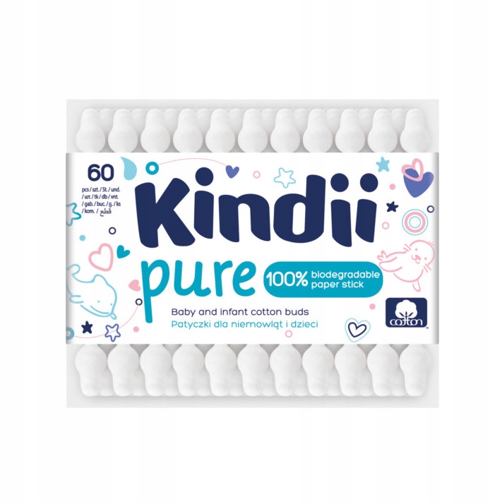 

Kindii Cleanic Patyczki Z Ogranicznikiem Pure 60sz