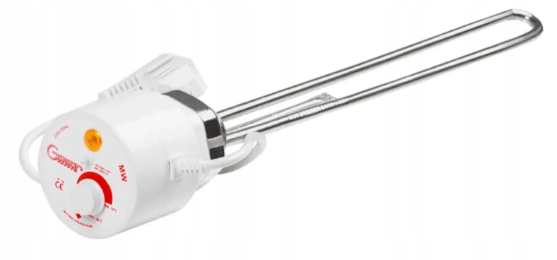 GRZAŁKA DO BOJLERA Z TERMOSTATEM 1,5kW 1500W 6/4'' ELEMENT GRZEJNY Z MIEDZI Kod producenta 02050409