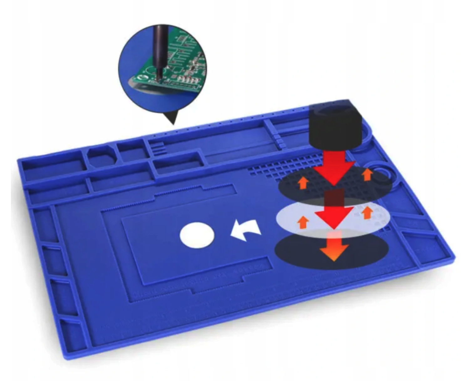 MATA SILIKONOWA 44X31CM DO LUTOWANIA ODPORNA 600°C Kod producenta MATA SILIKONOWA