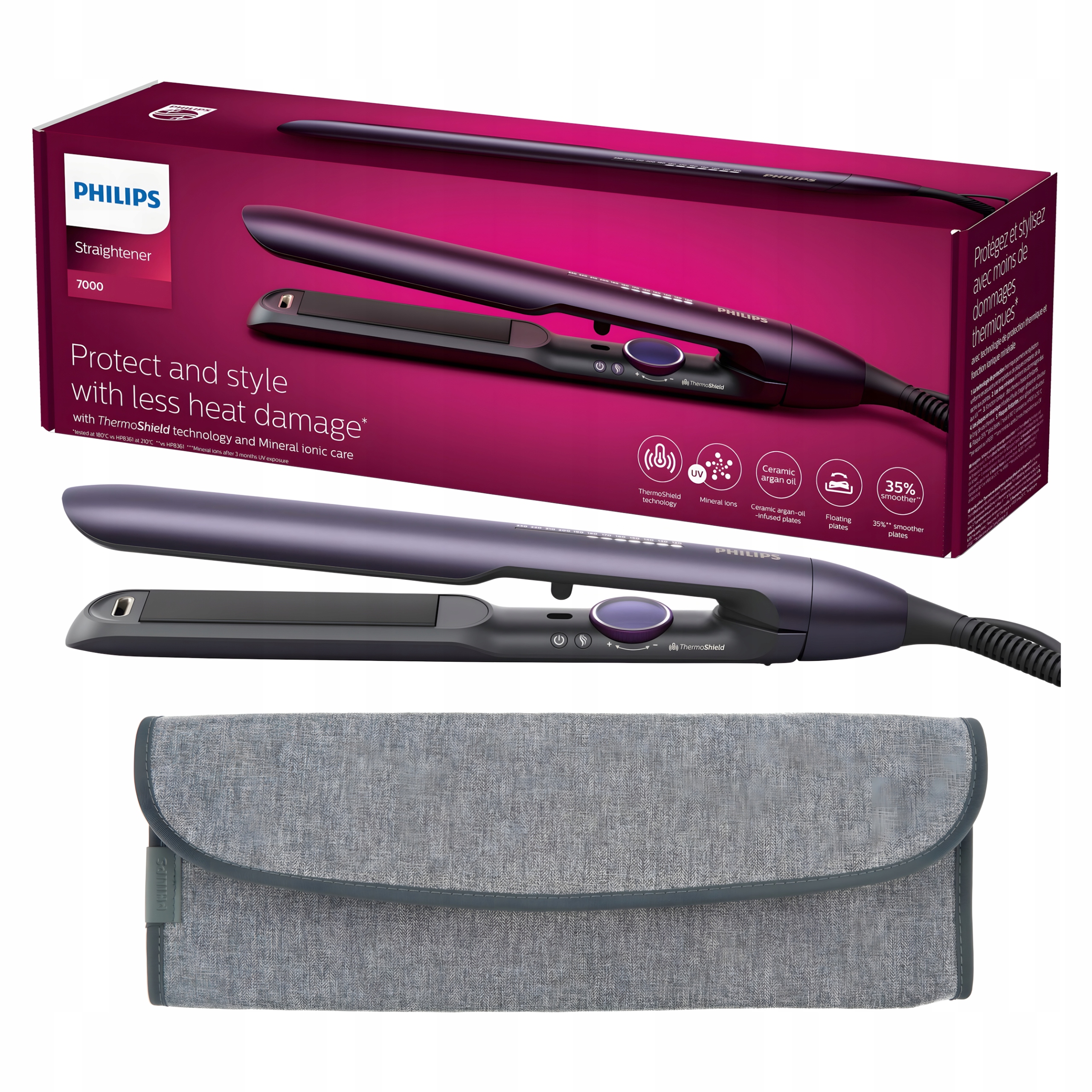 Žehlička Philips ThermoProtect BHS752/00 – keramická, ionizácia