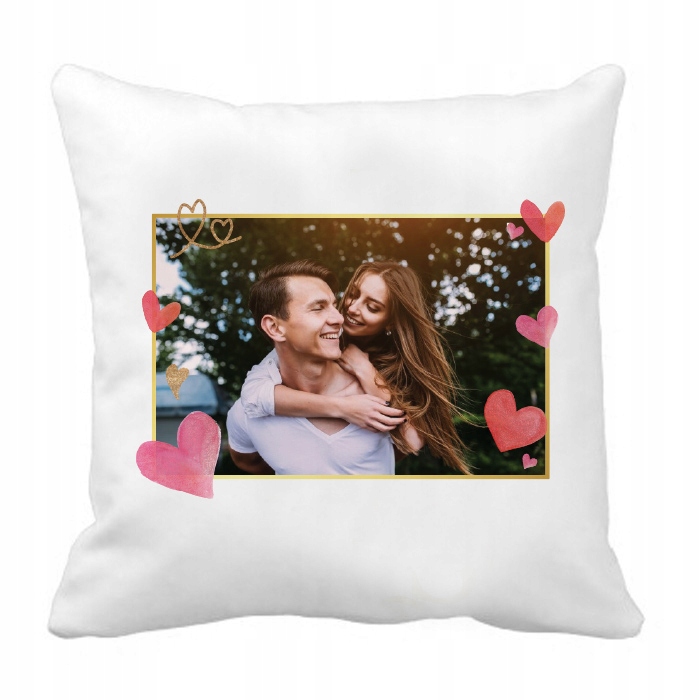 

Poszewka na poduszkę Twoje Zdjęcie love