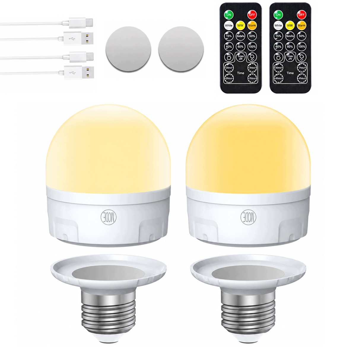 Żarówka Led Akumulatorowa E27 8W Ciepła Awaryjna