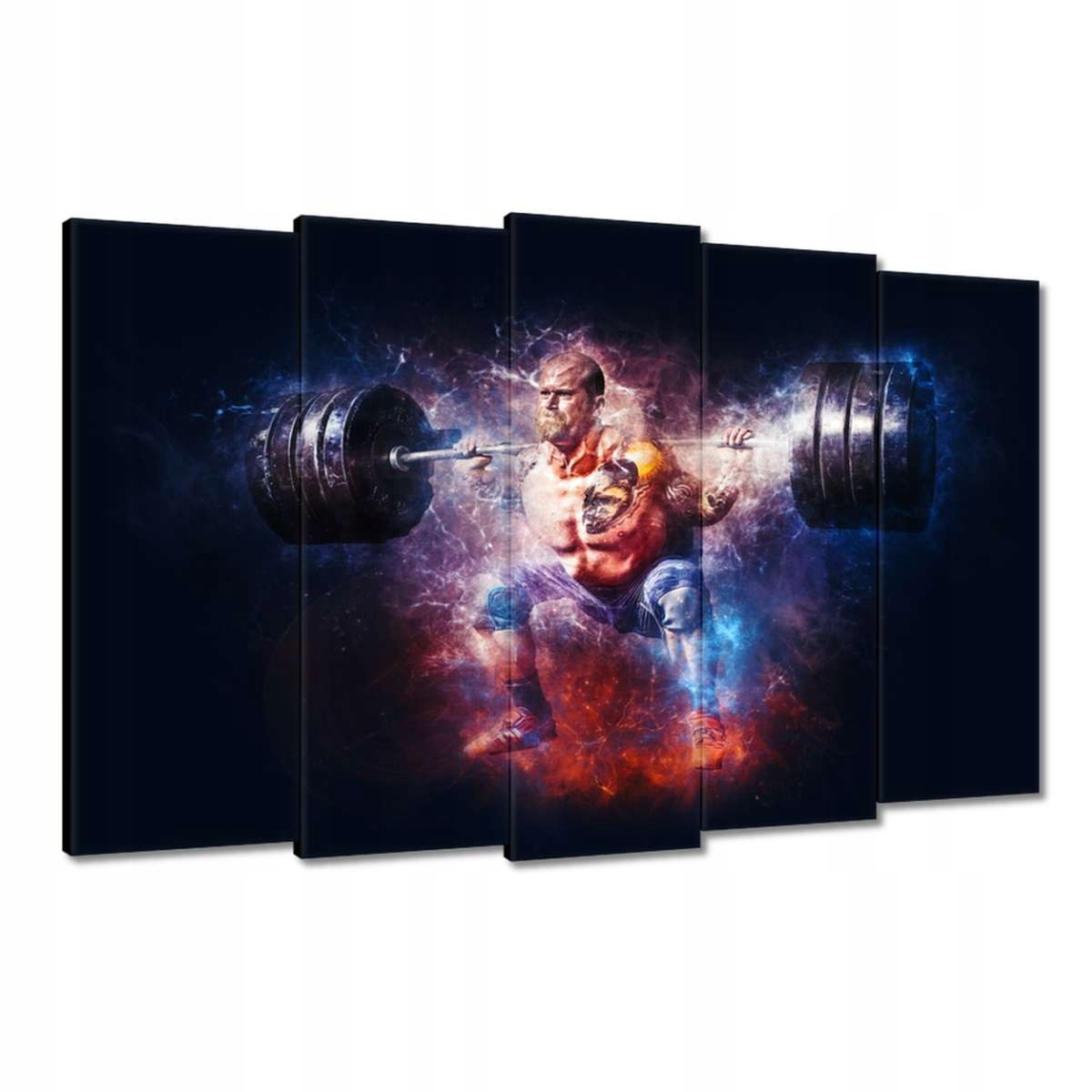 Obrazy 150x95 Zvedání závaží Síla
