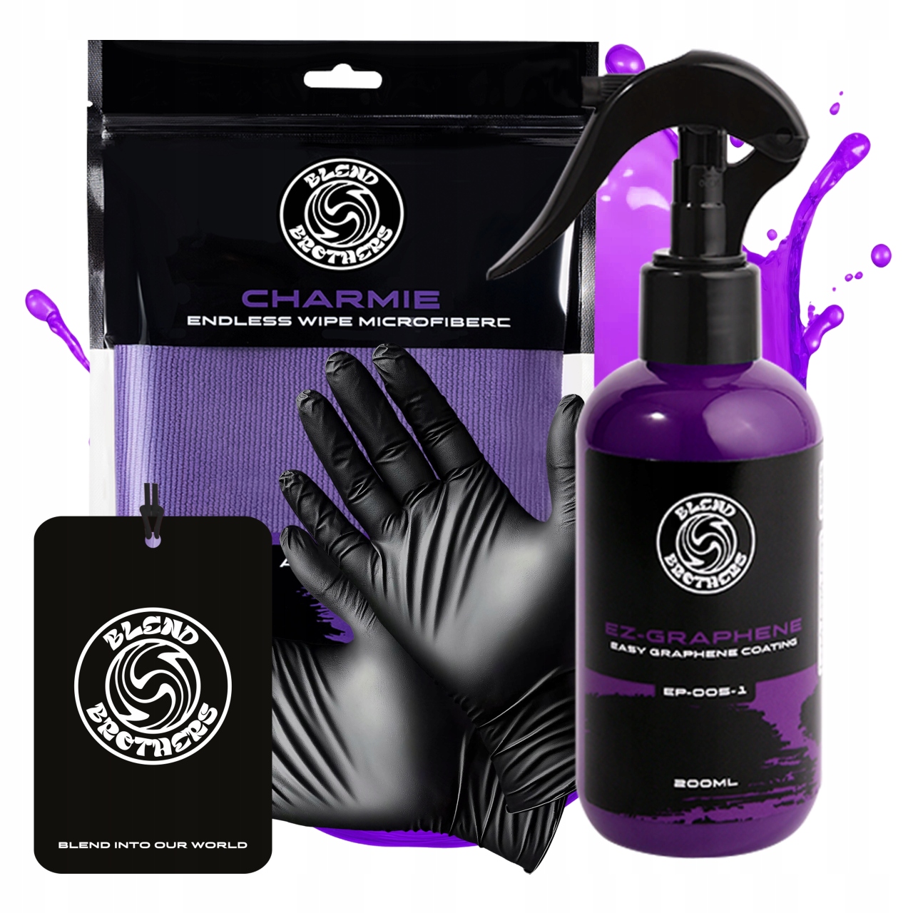 Grafenová vrstva Ez-graphene 200 Ml mikrovlákno Charmie 40 x 40 cm