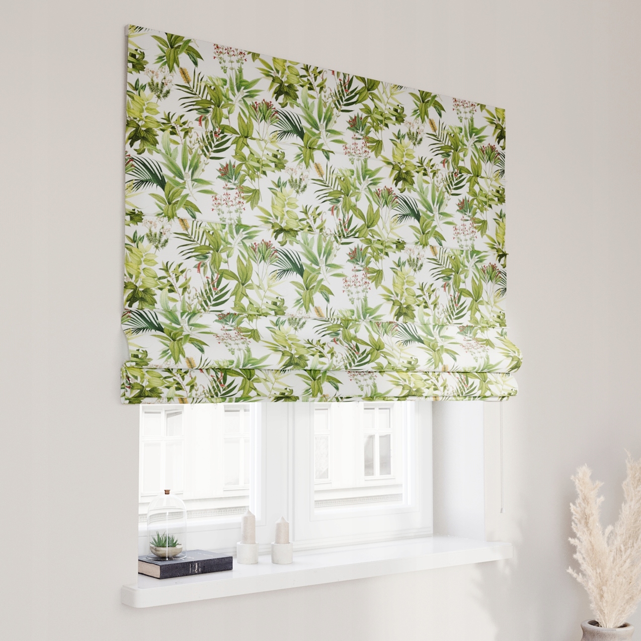 Hotová římská roleta Capri 80x160 cm zelená