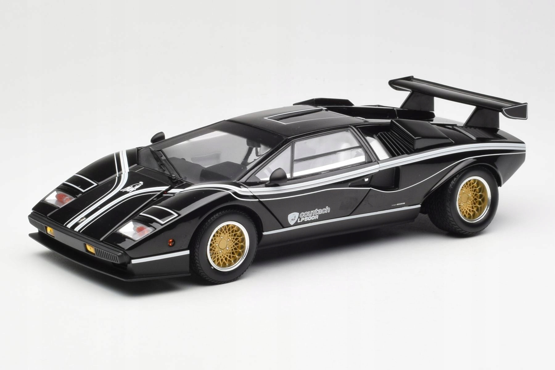 Lamborghini Countach Lp 500R Black Kyosho 1/18