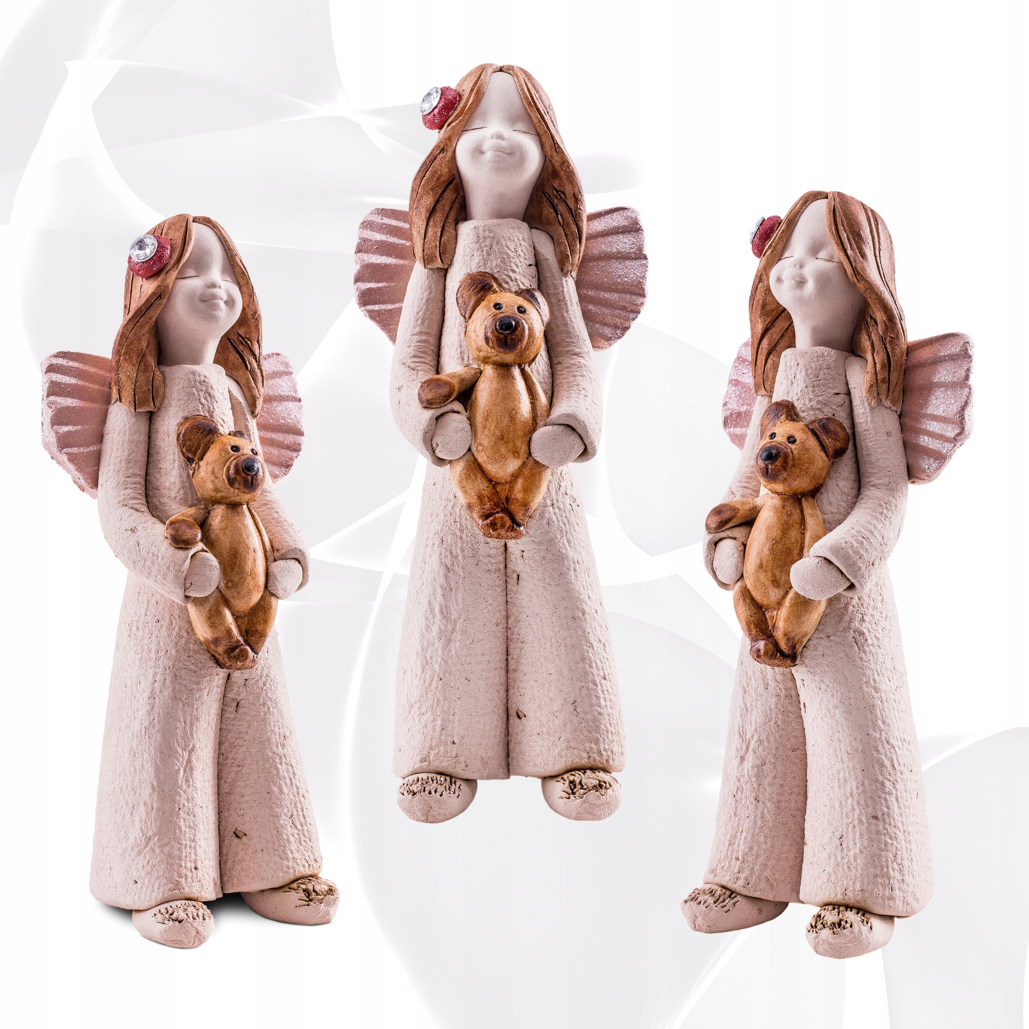 ANIOŁ ANIOŁEK STRÓŻ CERAMICZNY PREZENT NA ŚWIĘTA URODZINY MIKOŁAJ Marka MoonLightTree