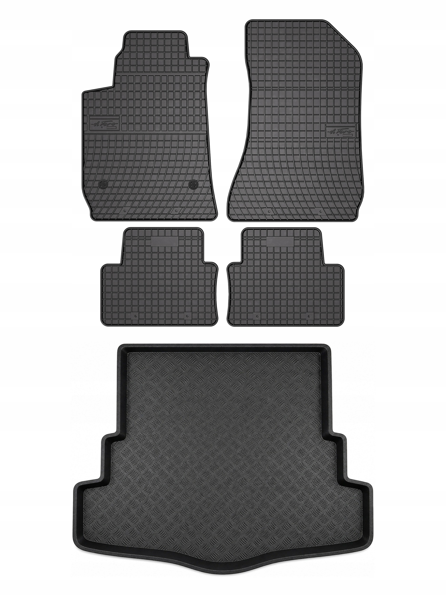 Gumové koberce SolidPRO rohož do kufru pro: Alfa Romeo 159 2006-2011