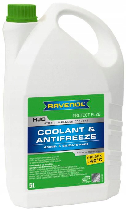 

Ravenol Hjc Protect Mazda FL22 Premix -40°C 5L