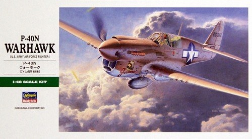 P-40N Warhawk (u.s. Army Air Force Fighter) Hasegawa 09088 měřítko 1/48