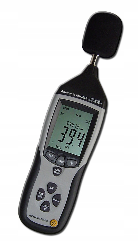 Decibeloměr sonometr AB-8852 s Usb, kalibrovaný