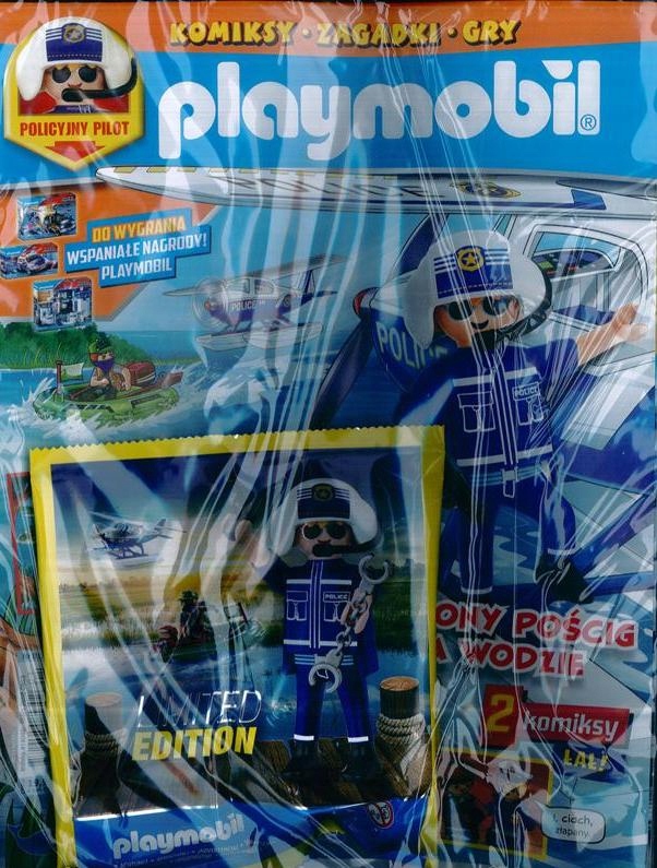 Playmobil Blue 1/2023 Policyjny Pilot