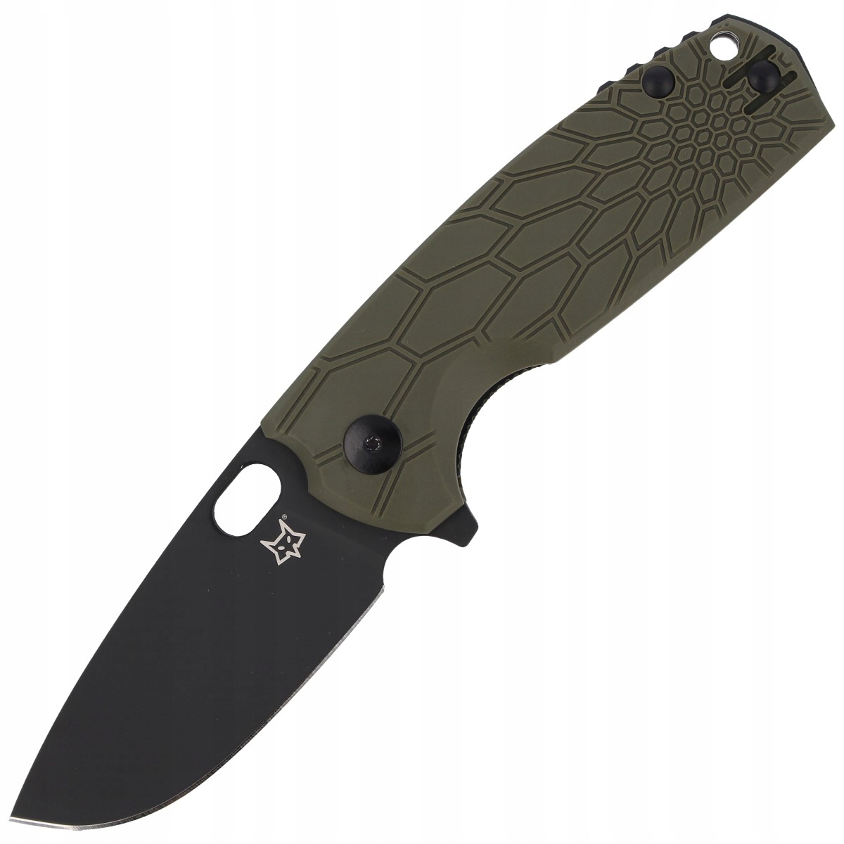 Nůž Fox Core Od Green Frn, Cerakote Black N690 od Jesper Voxnaes