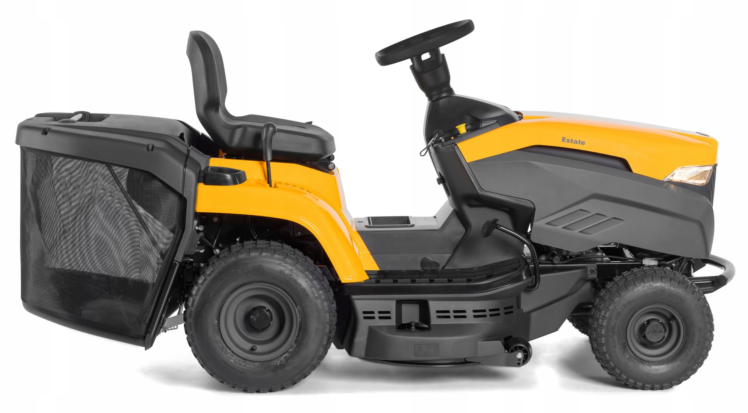 STIGA TRAKTOR OGRODOWY SKRZYNIA MANUALNA ESTATE 384 M 5,8 KW 3W1 84 CM Marka Stiga