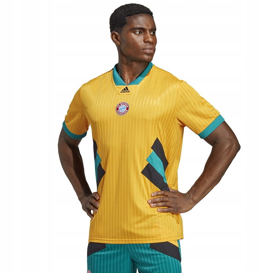 Koszulka adidas Fc Bayern Icon Jsy HT8833 Żółty, L