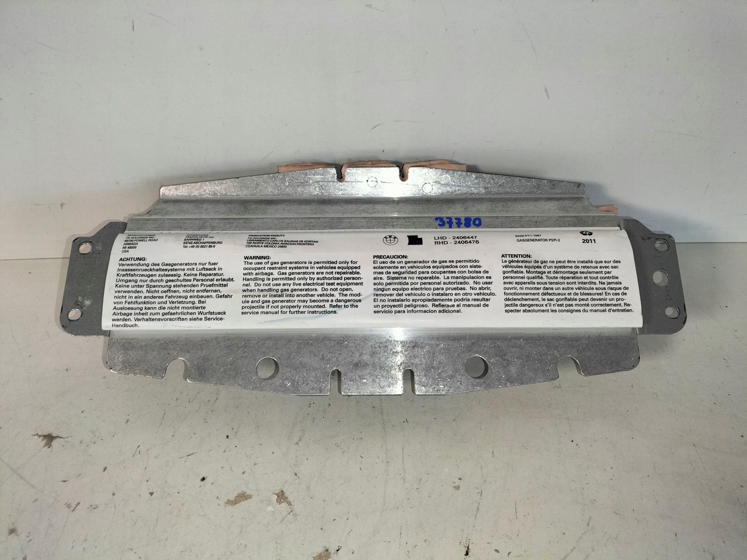 airbag airbag pravá spolujezdce BMW X5 E70 X6 E71 06