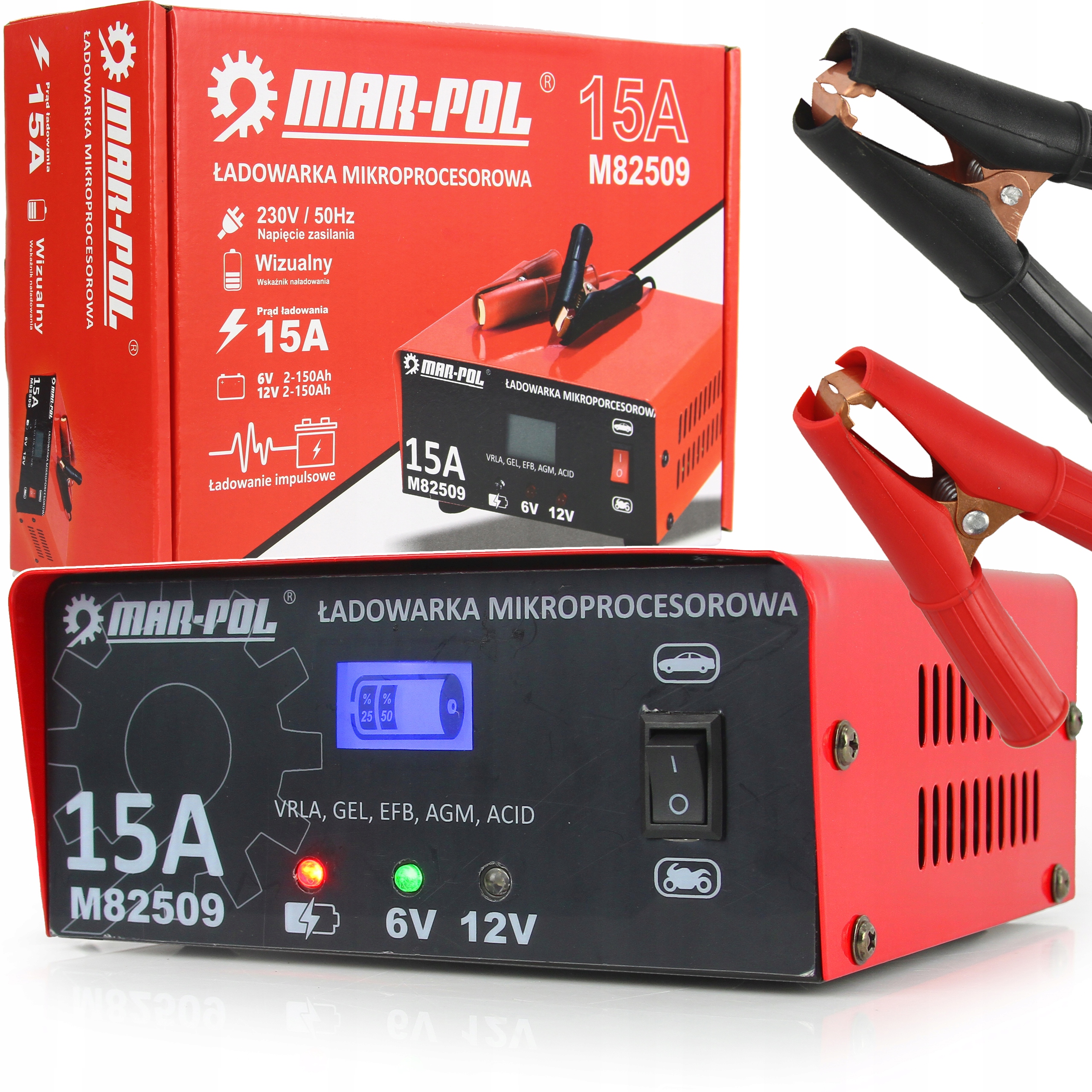 МИКРОПРОЦЕССОРНЫЙ аккумуляторный выпрямитель 6В/12В