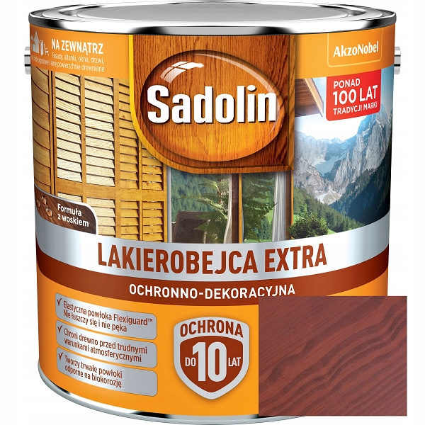 Sadolin Extra Lakierobejca Do Drewna Merbau 2,5L