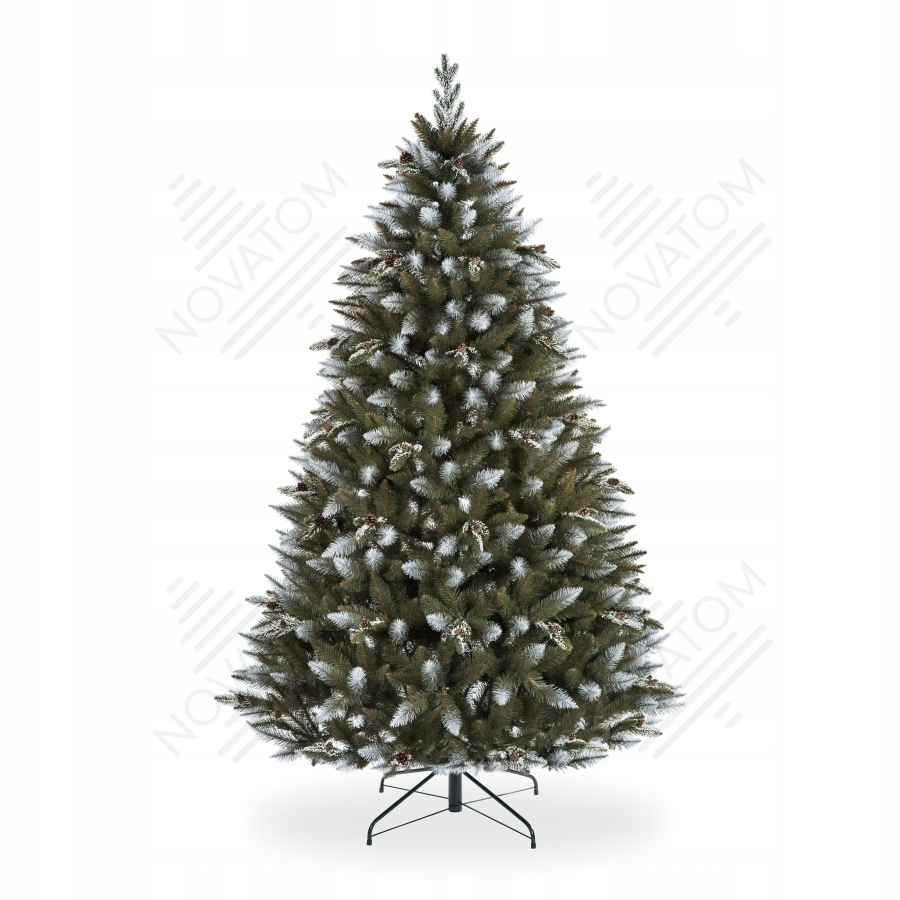 Vánoční stromek smrk zasněžený s Pe větvičkami 120 cm