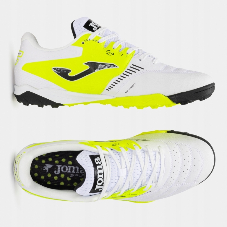 Pánské fotbalová obuv na trávník Joma Cancha na venkovní hřiště bílo-zelené