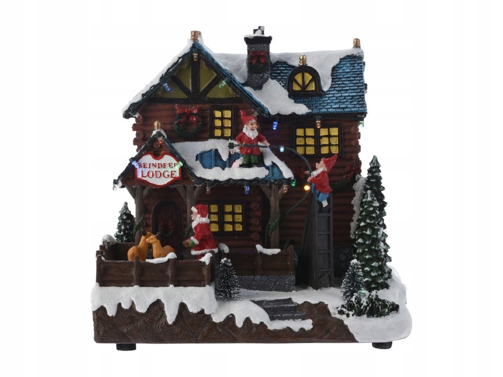 Pohyblivá scéna s Mikulášom, 25 cm