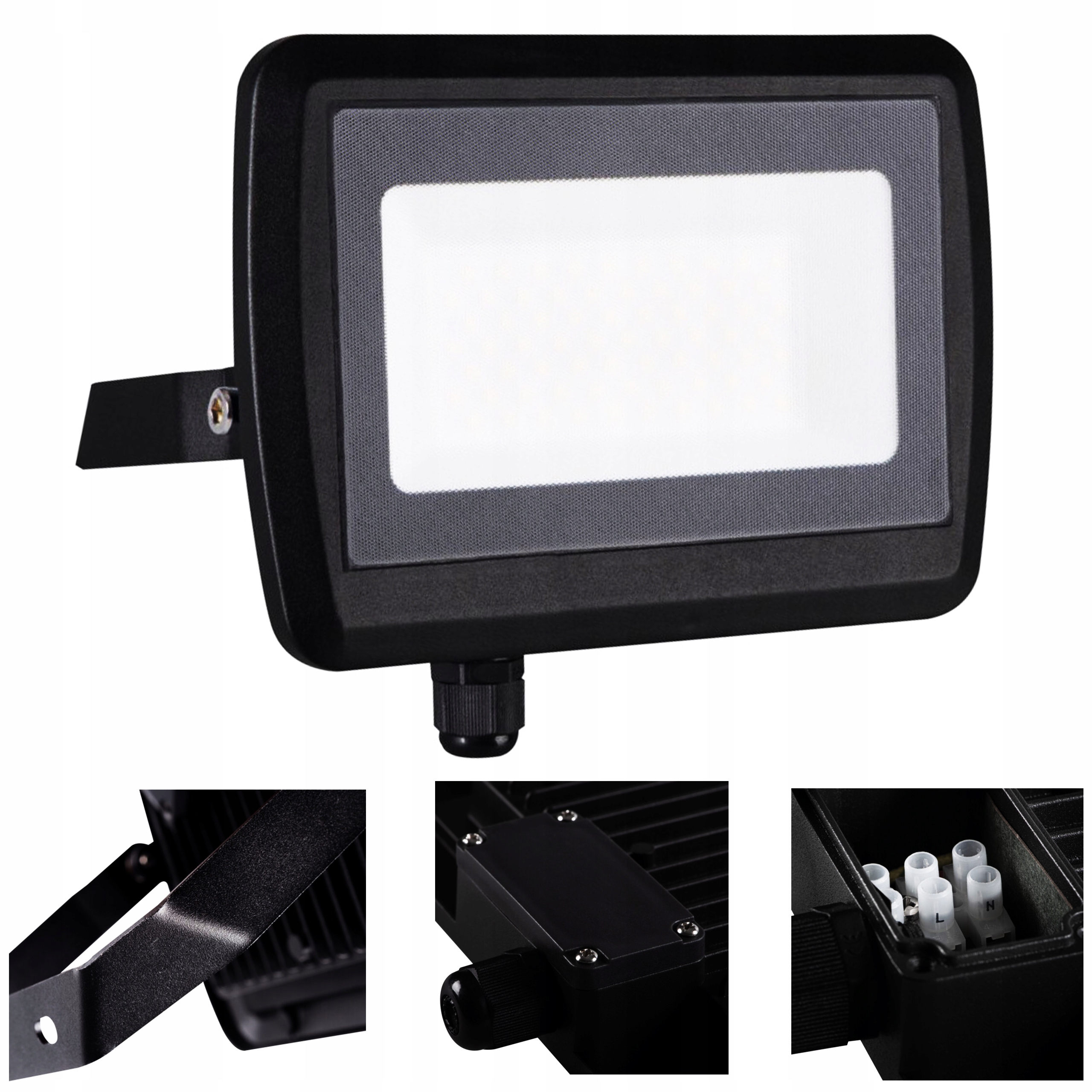Halogenový reflektor Projektor Antem Led 100W-NW 8000lm 4000K IP65