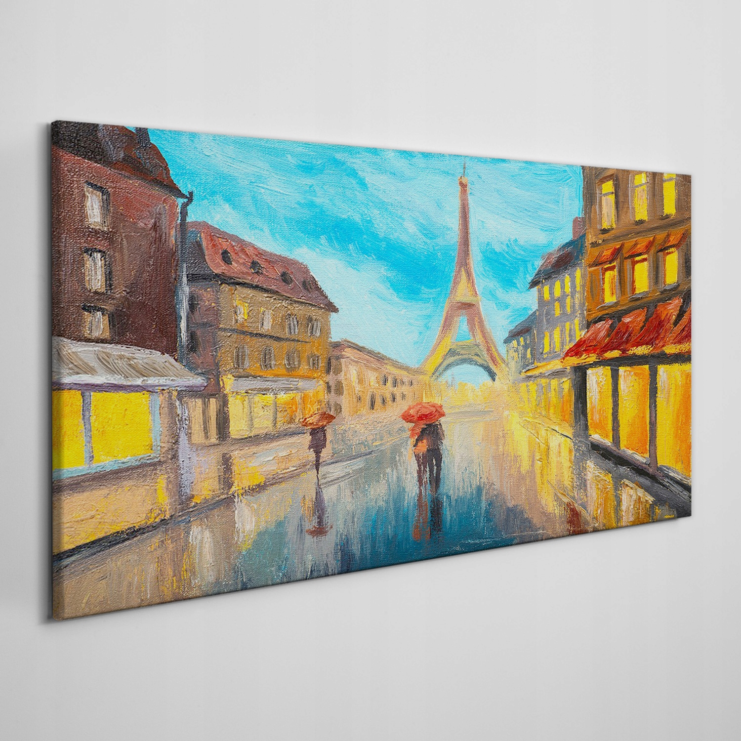 

Obraz na płótnie Miasto Francja wieża 140x70 cm