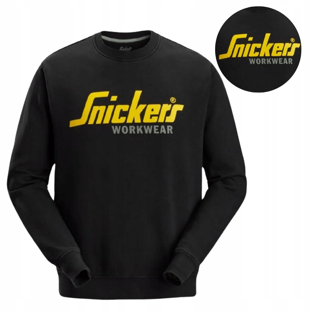 Mikina s potiskem elastická Snickers 2885 s logem, černá, velikost M