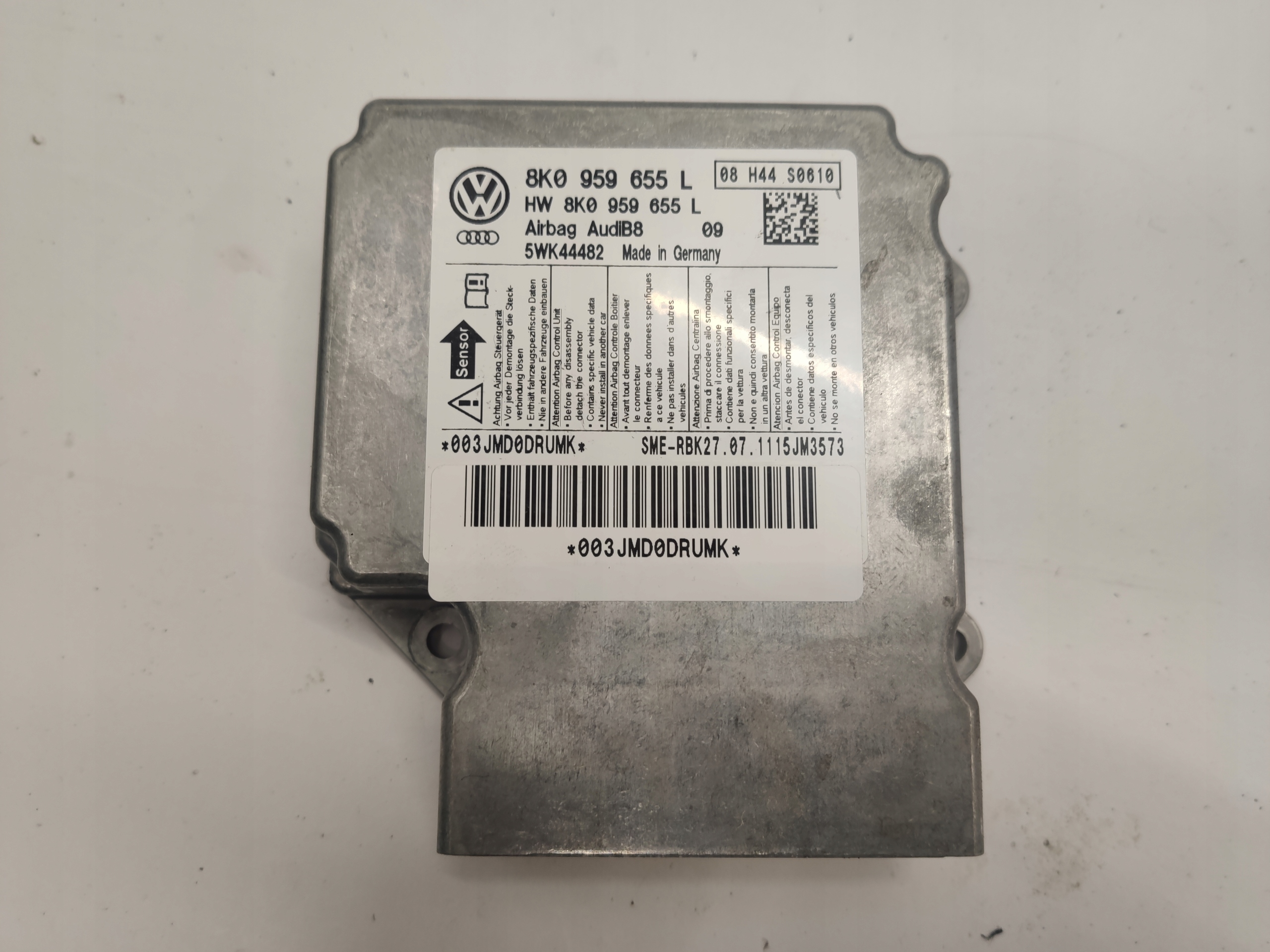 AUDI A5 8T A4 B8 MODUŁ SENSOR AIRBAG 8K0959655L