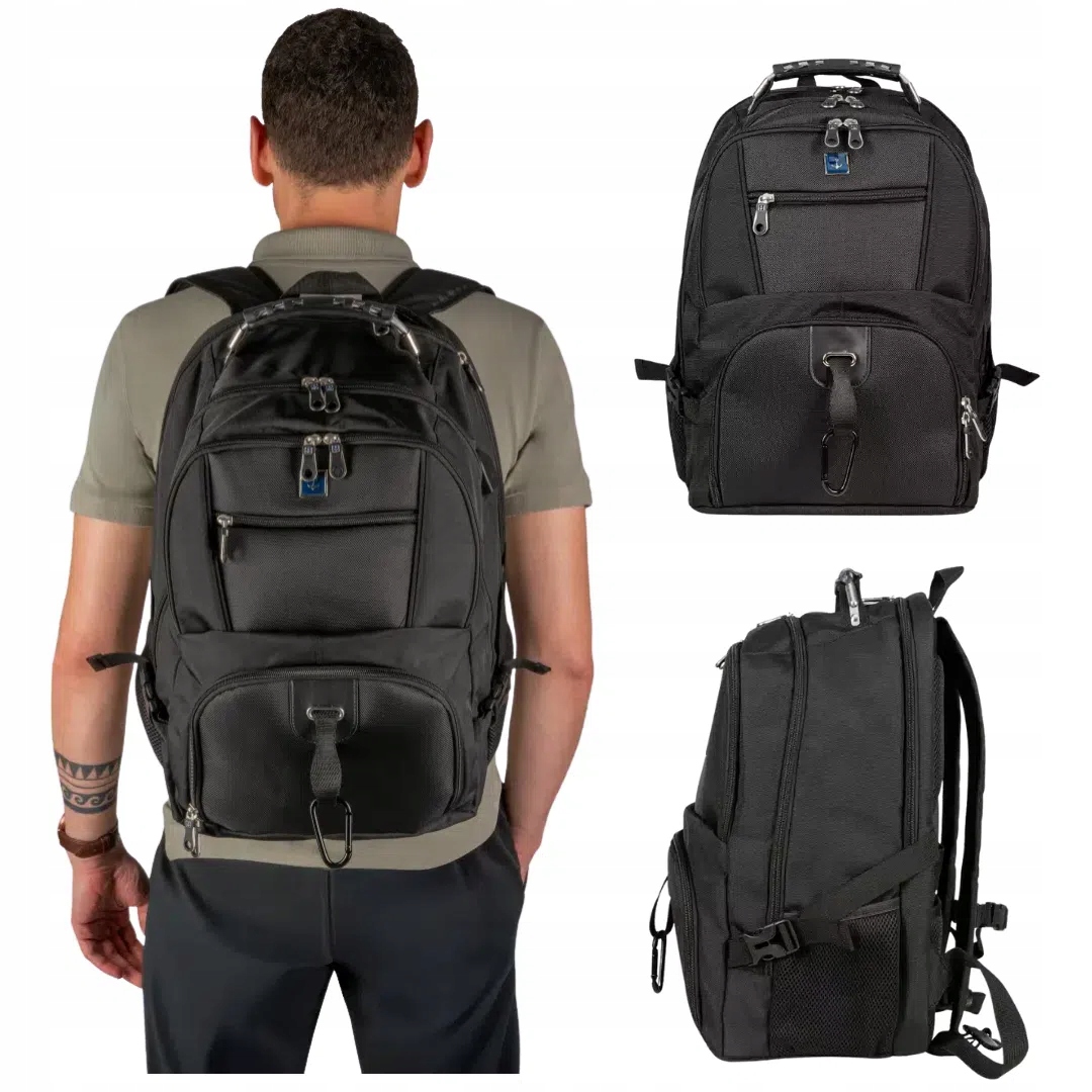 Batoh 46x35x19 do letadla 40L cestovní příruční zavazadlo černý