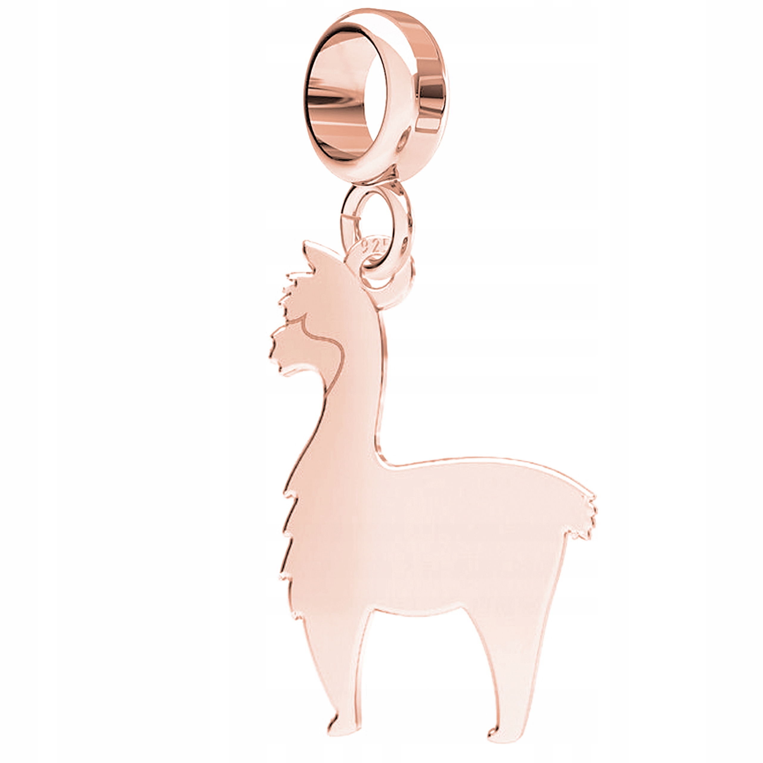 Charms Pozlacený plech s lamou Alpakou Zvíře Animal Zvířata Stříbro 925