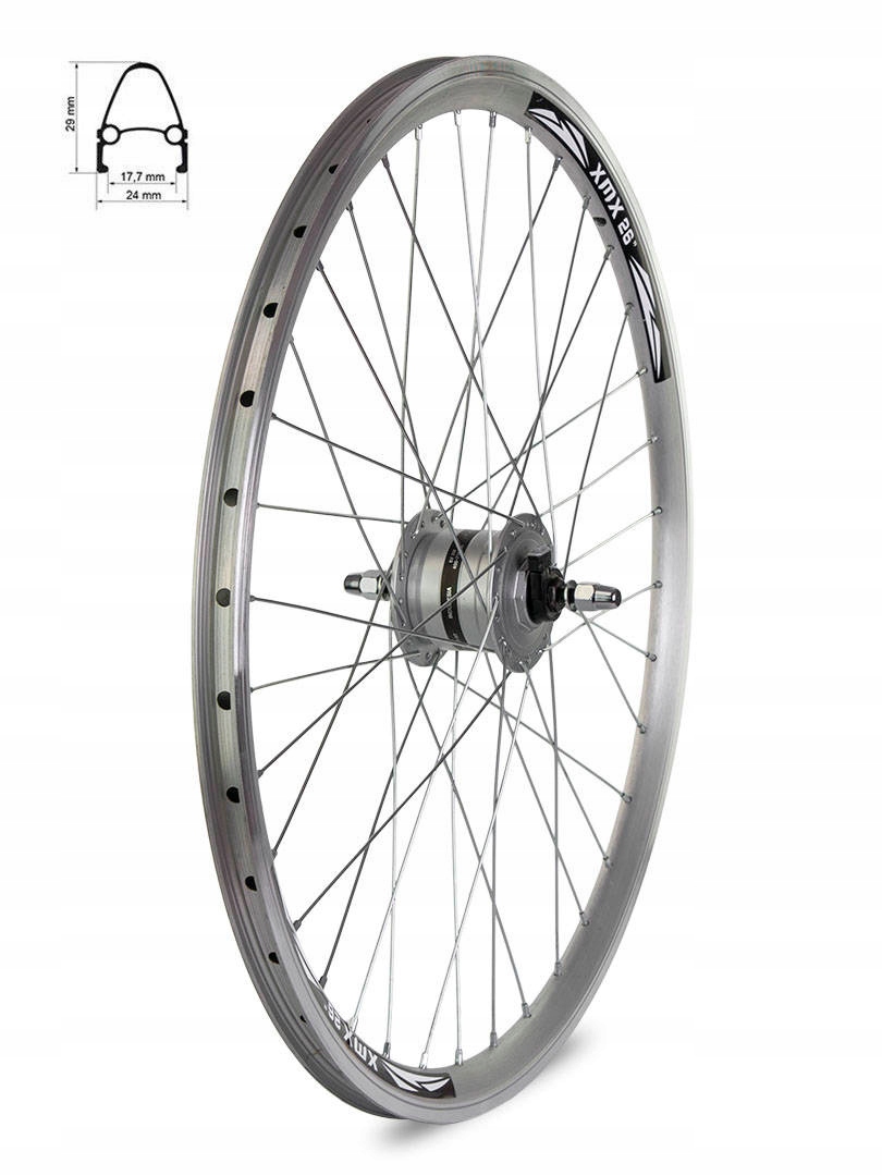 Přední Kolo 28" S Generátorem Shimano DH-3N31 3W/6V