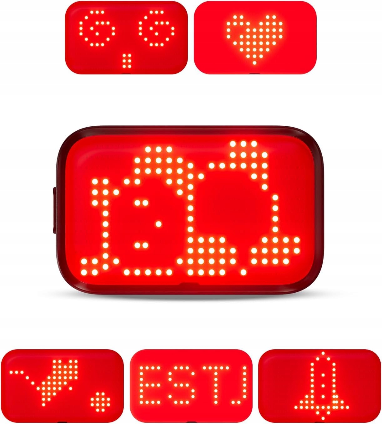 Inteligentní zadní světlo na kolo iGPSport ET6 Led s personalizací