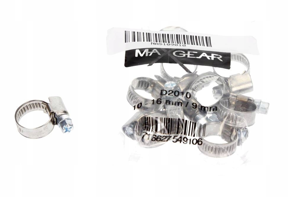 Opaska zaciskowa 10-16/9 W2 ślimakowa