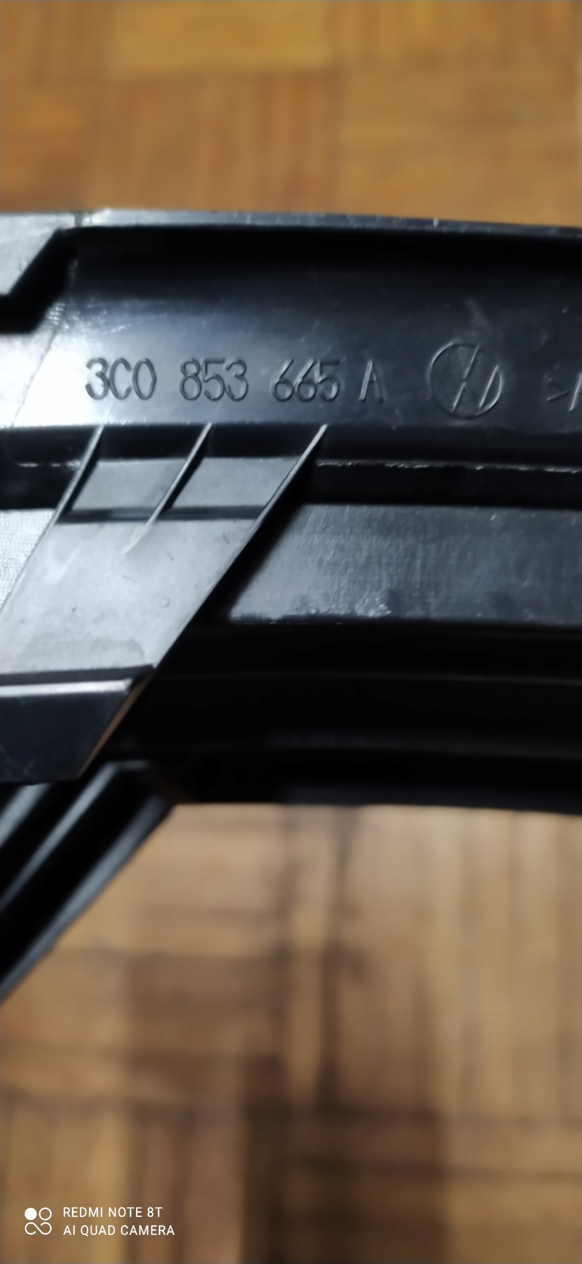 PASSAT B6 Lüftungsgitter der Stoßstange links 3C0853665A Original