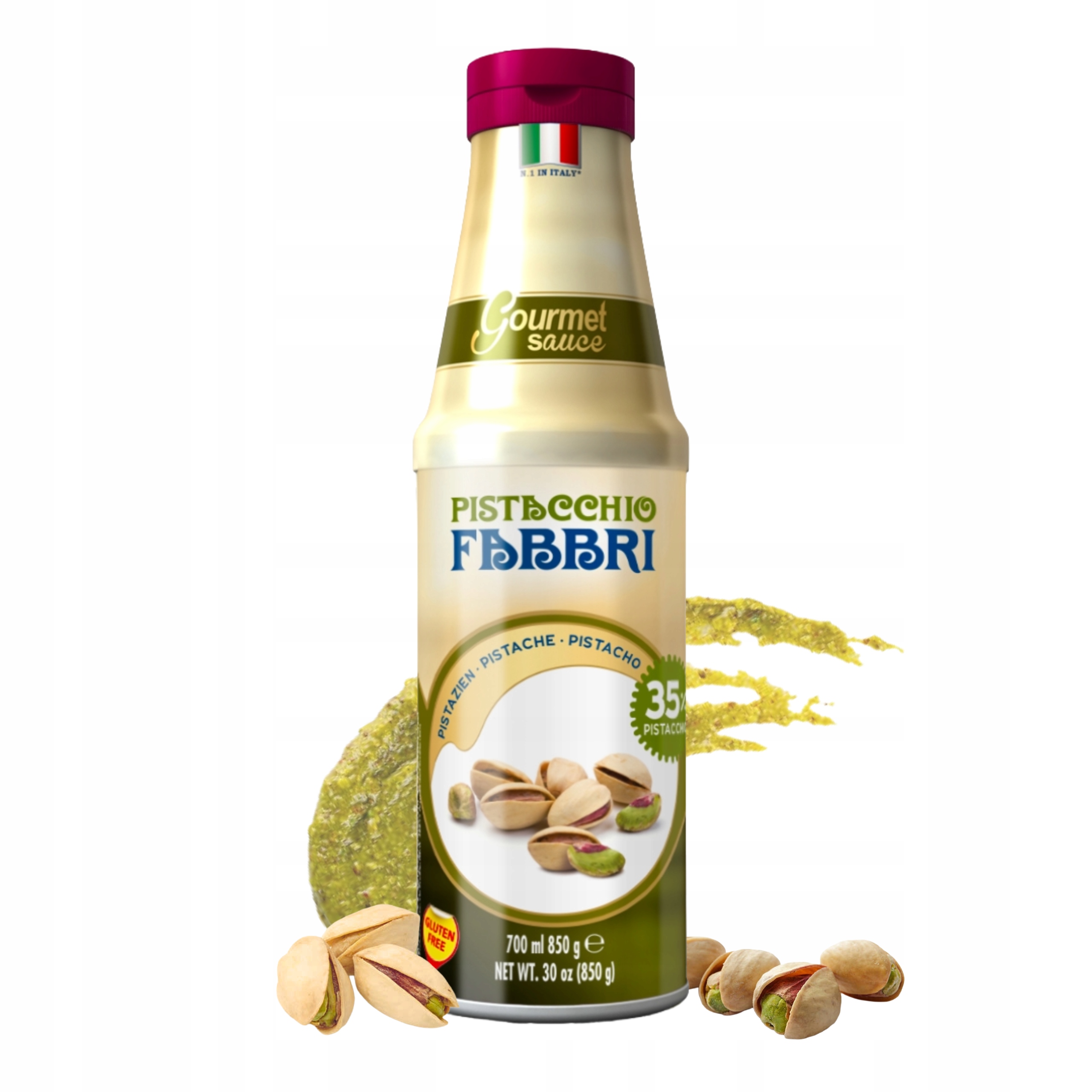 Pistacjowa Kremowa Polewa do Deserów Fabbri Gourmet Sauce Pistacchio 850g