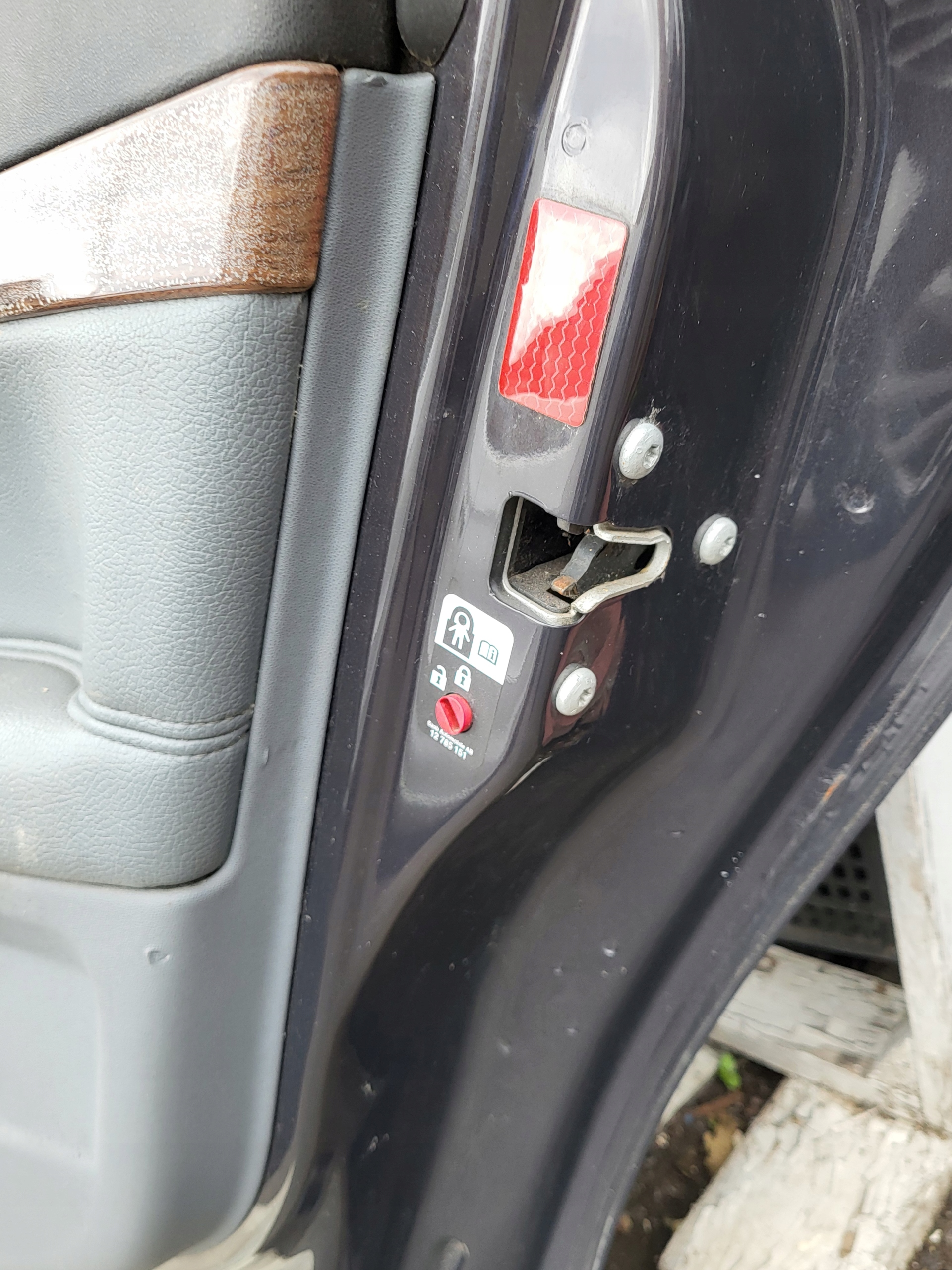 door complete right rear. side window lock lift SAAB 93 9-3 II 2