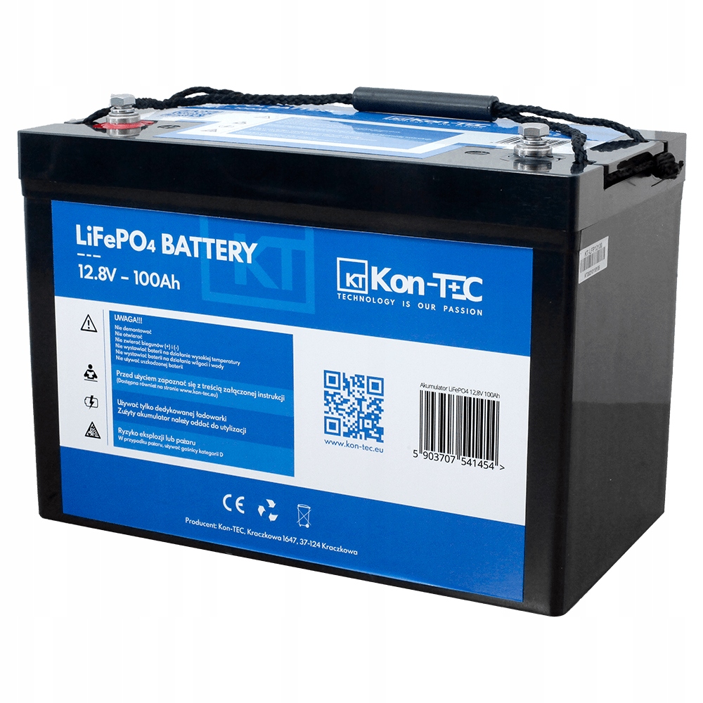 Akumulator LITOWY KON TEC LIFEPO4 12V 100AH