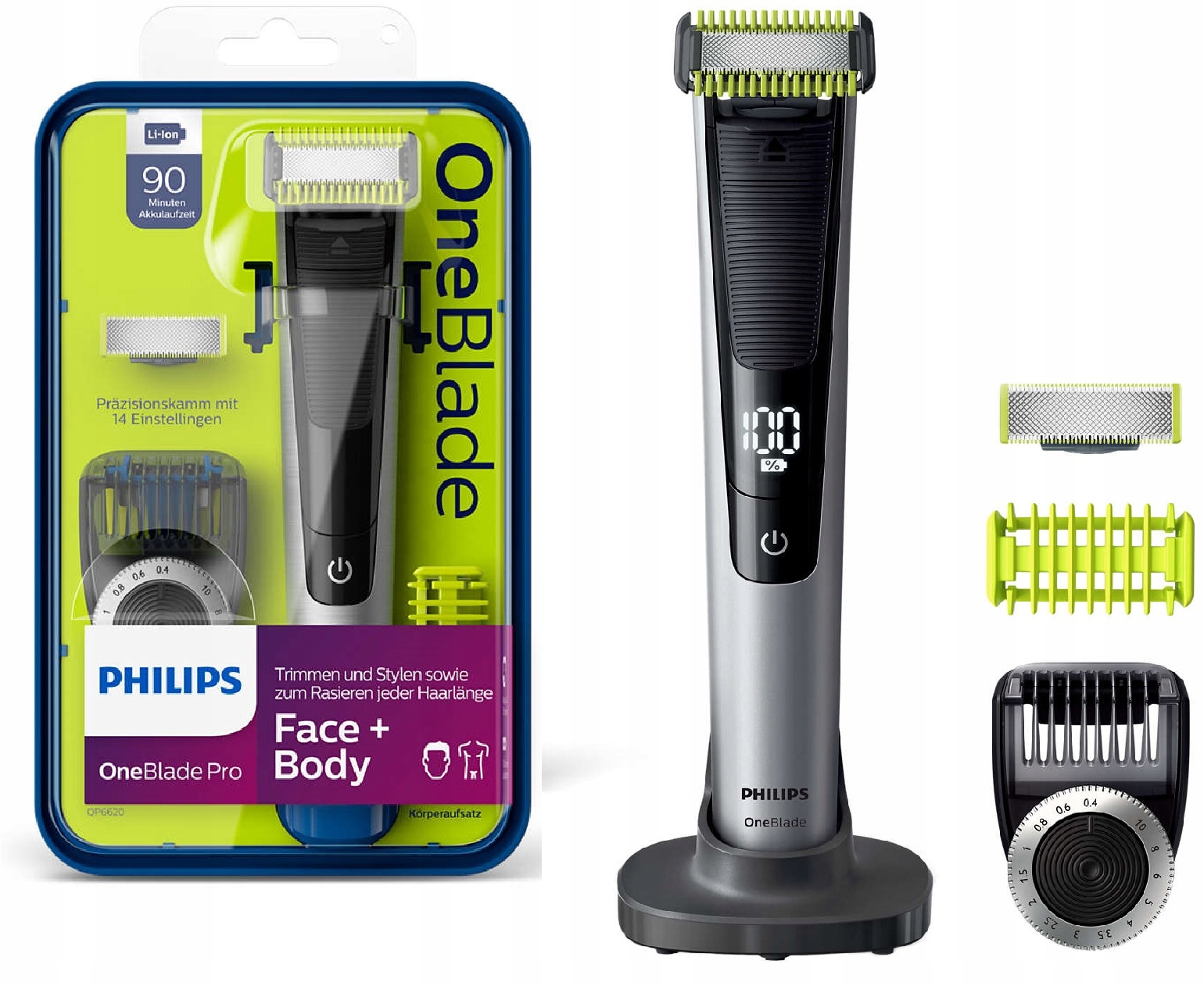 

Philips OneBlade Pro golarka Face + Body QP6620/20