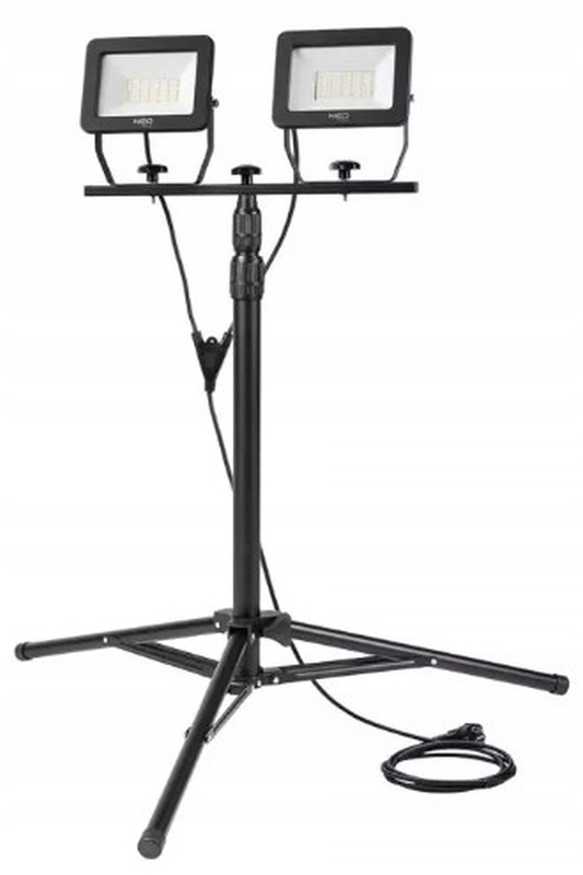 Dvojitý Reflektor 2X50W Smd Led 8500LM 230V Na Statíve 1.8 M Neo Tools